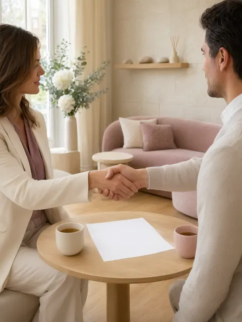 Illustrative image, AI-generated: How to hire and train front desk staff